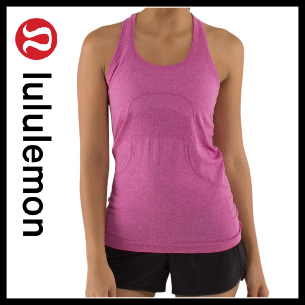 Lululemon Run Swiftly Tech Racerback Women’s Tank 'Heathered Raspberry' Size (6)